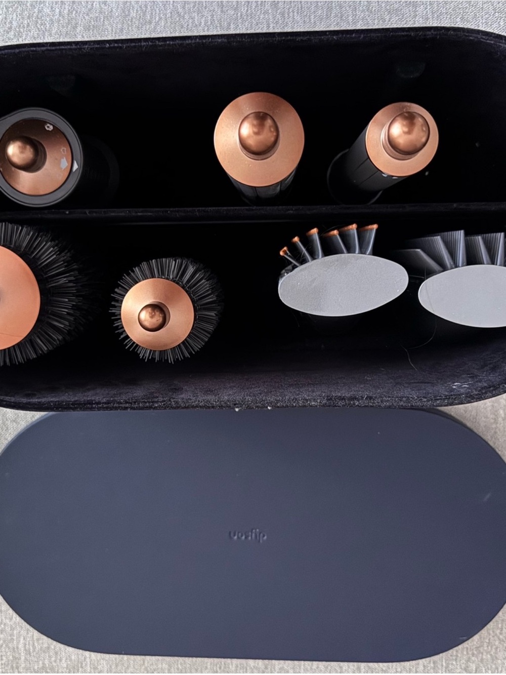Dyson Copper & Black Hair Styling Brush Set